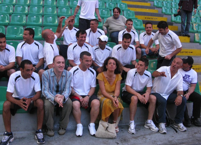 Lucia Castellano insieme ai detenuti